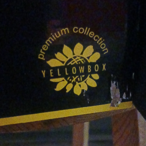 Yellow Box Black Sandals with Silver Accents - Picture 3 of 11